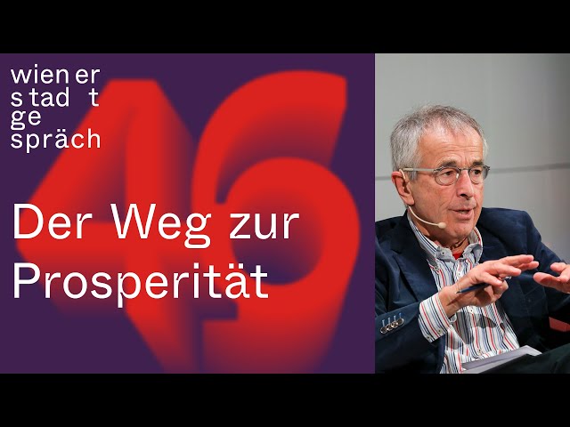Stephan Schulmeister: Der Weg zur Prosperität | Wiener Stadtgespräch