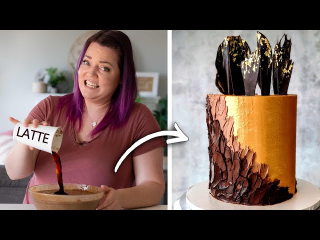 Turning a $5 LATTE into a Coffee Lover's CAKE!