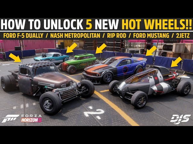 Forza Horizon 5 - HOW TO UNLOCK 5 NEW HOT WHEELS CARS (RIGHT NOW)