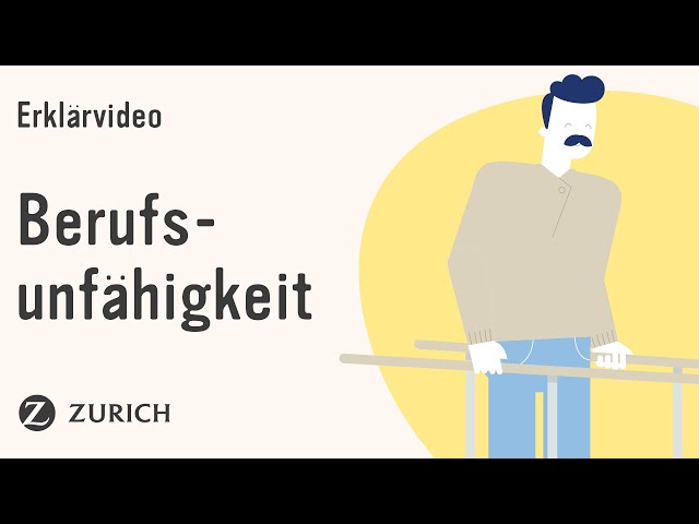 Erklärvideo • Zurich Berufsunfähigkeitsversicherung • Die einfache Schadenmeldung