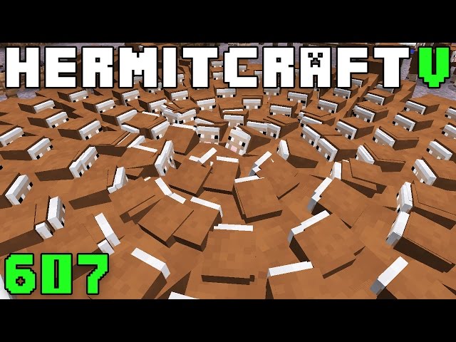 Hermitcraft V 607 Super Simple Sheep Farm!