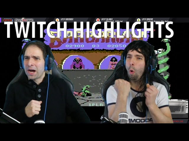 Twitch HIGHLIGHTS! DER COMMODORE C64 - Rückkehr der Computer - LEGENDE!