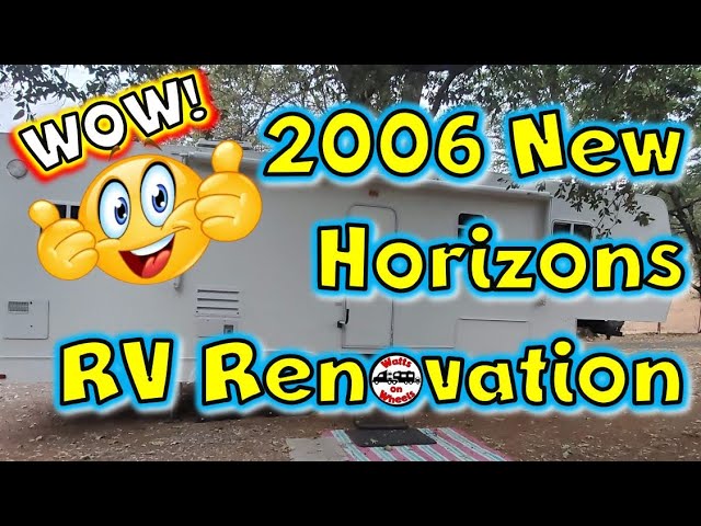 😲 2006 New Horizons RV Renovation / You Won't Recognize It! / Interview