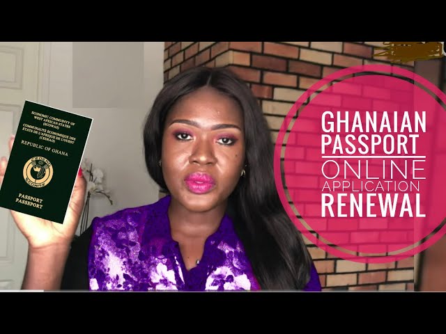 How to Apply or Renew Ghanaian Passport Application Online || Step by Step Ghanaian Passport