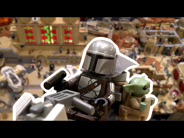 LEGO The Mandalorian Planet with Interior Scenes! Custom Star Wars