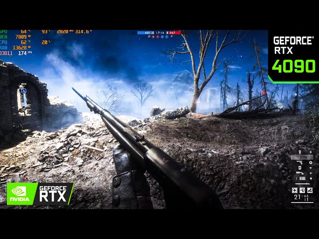 Battlefield 1 in 2023 is amazing! | 4K Ultra Settings | RTX 4090 + i9 13900k