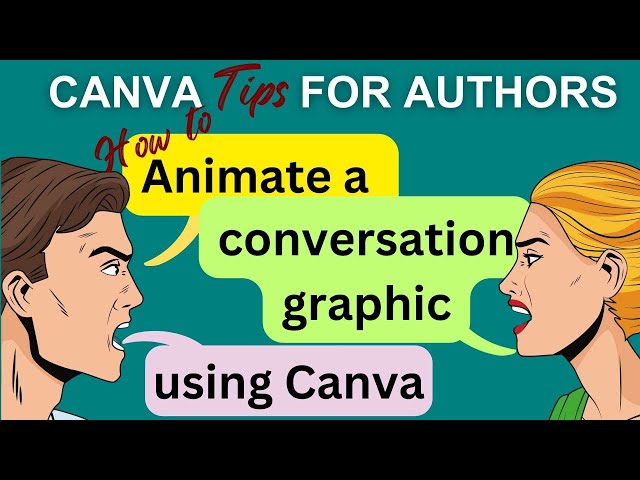 Animate character messages in Canva part 2