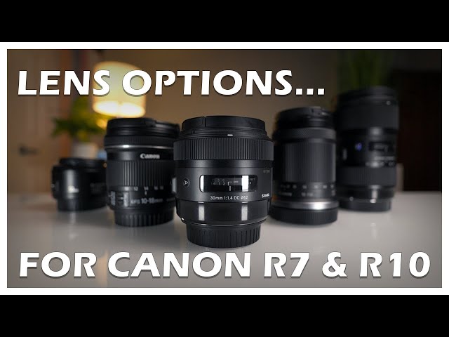 Lenses for the Canon R7 and R10