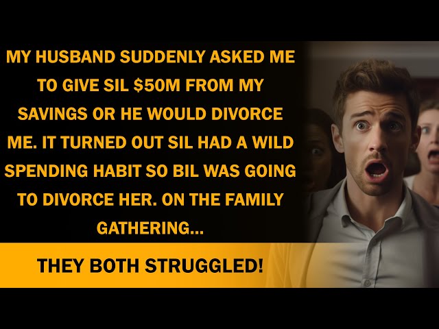 Stupid SIL wasted $50M of her husband, so she forced me to pay off her debt or I would be divorced