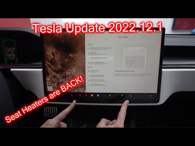 Biggest Tesla Update of 2022!!! Customizable Bottom Bar!