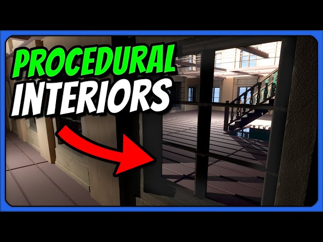 Improved Procedural PCG Interior | Building Series Part 8