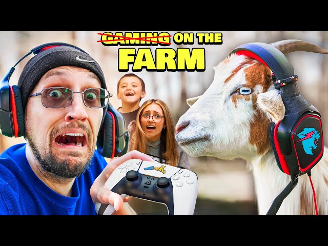 Gaming with Goats GONE WRONG! (FV Family Farm)