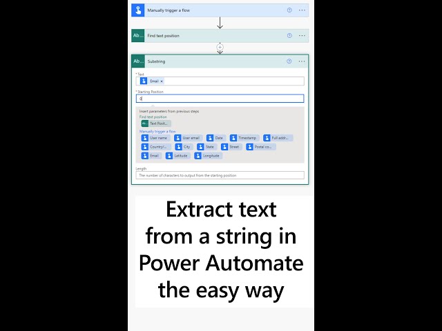 Extract Text from a String in Power Automate the Easy Way | Power Platform Shorts