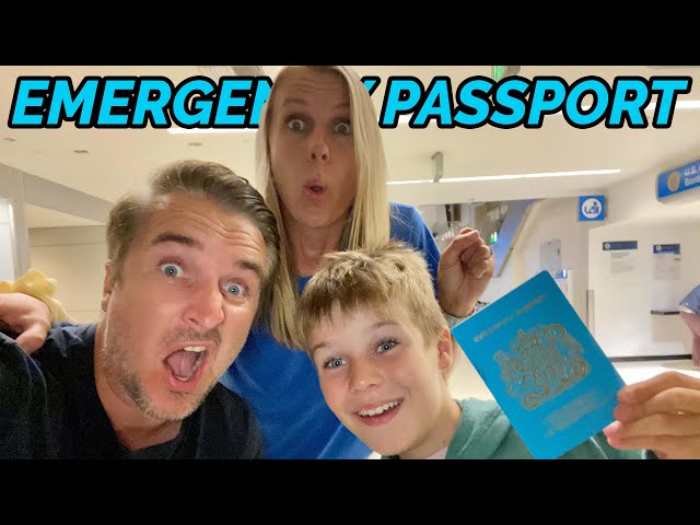 Travel Emergency: How We Got an Emergency Passport During Our USA Trip 🇺🇸