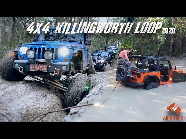 4x4 Killingworth Loop! | Jeep JK, Nissan Patrol, Toyota Hilux | Who Loses A Wheel On The Track?