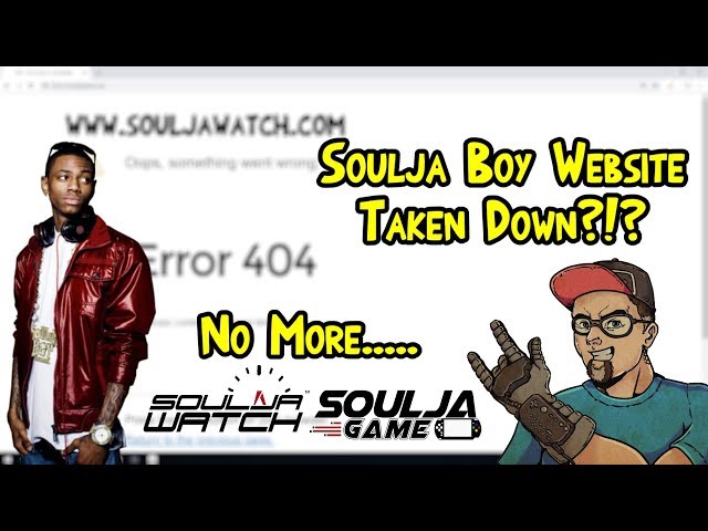 Soulja Boy Website Taken Down! The End Of SouljaGame! The Game Is Over?