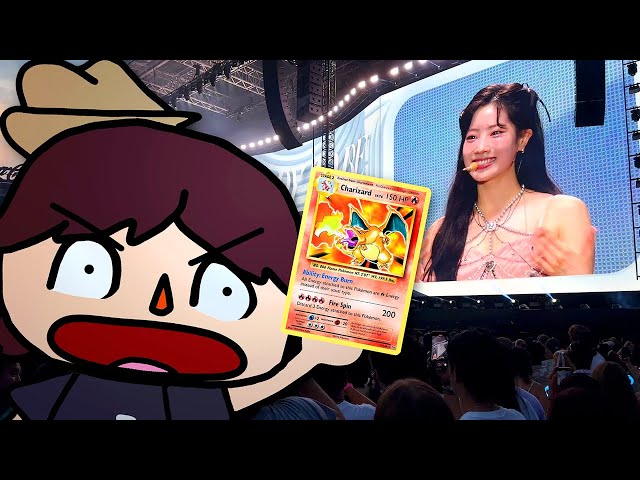 I Opened Pokemon Cards At A TWICE Concert! ...(kinda)