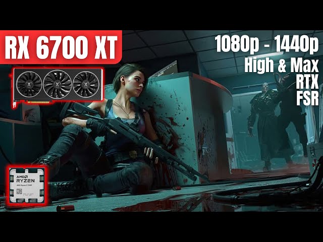 RX 6700 XT & Ryzen 5 7500F : Resident Evil 3 - 1080p & 1440p