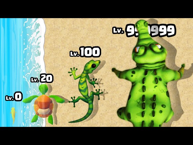 EVOLVING a BABY FISH to MAX LEVEL DINOSAUR in Hyper Evolution #2
