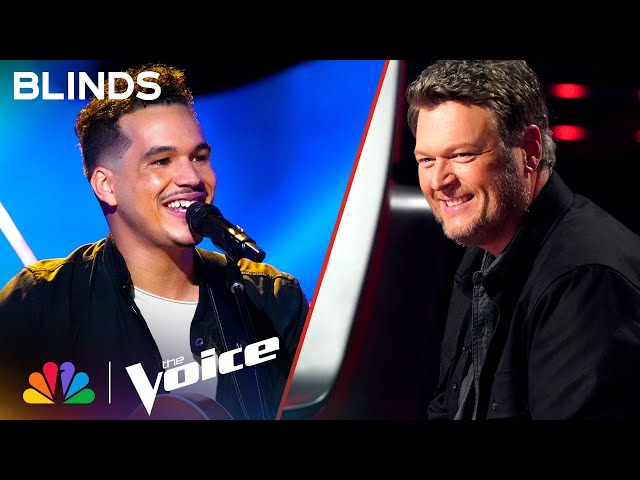 Carlos Rising Jams on Eric Clapton's "Change the World" | The Voice Blind Auditions | NBC