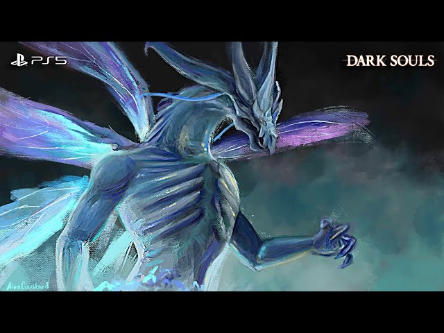 Dark Souls - Elynia's Journey | SL1 VS Seath, the Scaleless [SL1, Solo, No Damage].
