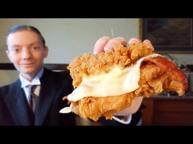 KFC's New Double Down Sandwich Review!