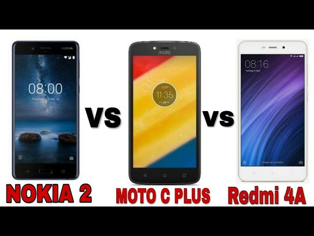 Nokia 2 vs Moto C Plus vs Redmi 4A ¦ Price ¦ Full Specifications ¦ Camera ¦ Processor and my Opinion