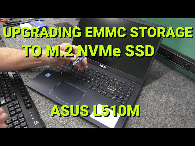 How to UPGRADE eMMC Storage With M.2 NVMe SSD On ASUS Laptop!