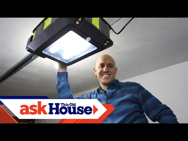 How to Replace a Garage Door Opener | Ask This Old House