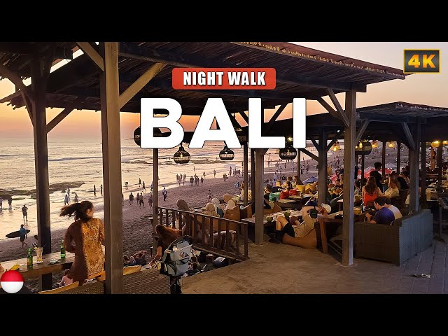 Canggu, BALI - Night Walk in Romantic Canggu [Travel Vlog]
