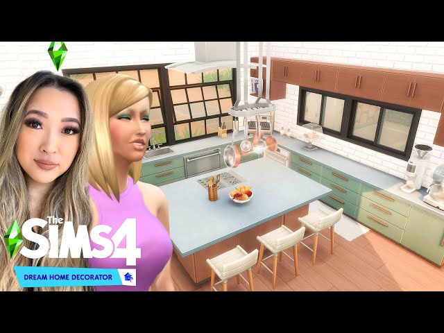 I Gave Nancy Landgraab her DREAM KITCHEN RENOVATION: Sims 4 Dream Home Decorator Let's Play Ep 1