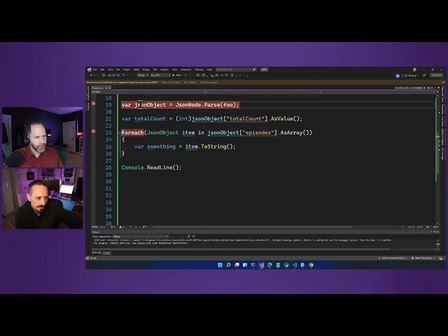 Pair Programming with Microsoft's Damian Edwards - Retrieving and parsing JSON with .NET 6