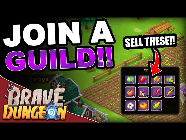JOIN A GUILD NOW!! - Brave Dungeon: Roguelite IDLE RPG