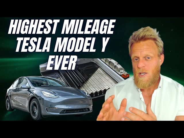 The highest mileage Tesla Model Y in the world just keeps on going