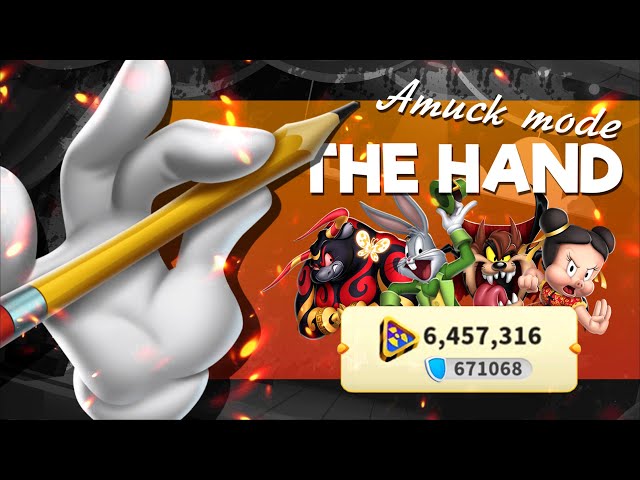 The HAND - AMUCK MODE is BEATEN I R&D Boss The HAND | Looney Tunes World of Mayhem