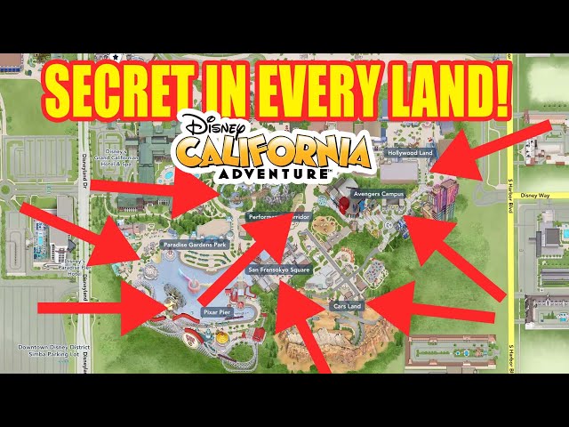 Disney's California Adventure BEST SECRETS Of Every LAND