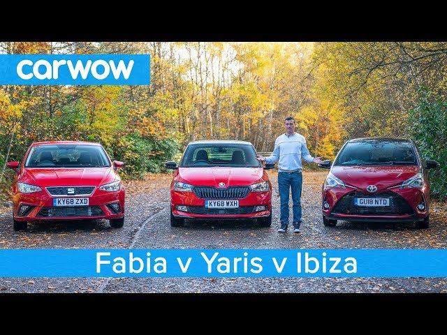 Skoda Fabia vs Toyota Yaris vs SEAT Ibiza 2019 - which is the best small car?