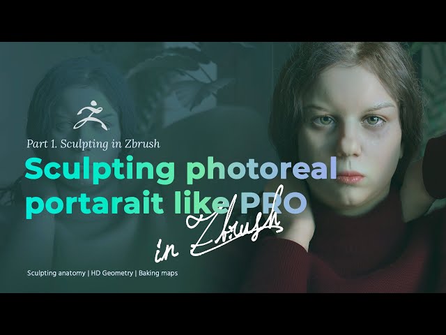 Sculpting photoreal portrait in Zbrush like PRO.