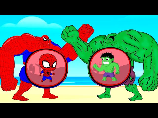 Evolution Of HULK PREGNANT vs Evolution Of SPIDER-MAN PREGNANT : Who Is The King Of Super Heroes?