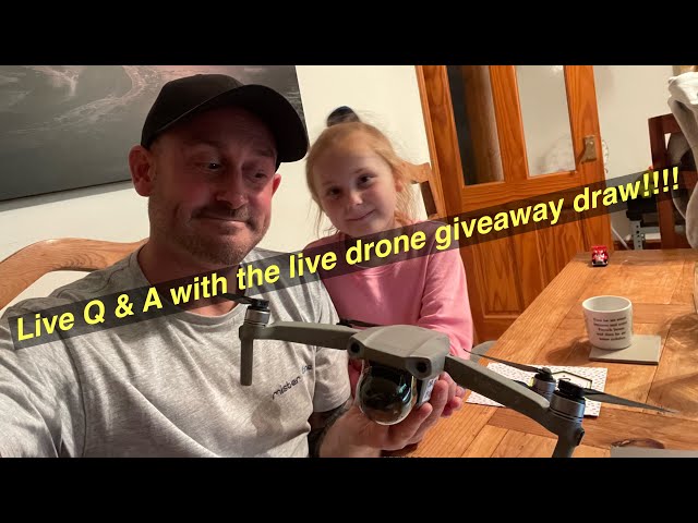 Live Q & A and drone giveaway as promised!