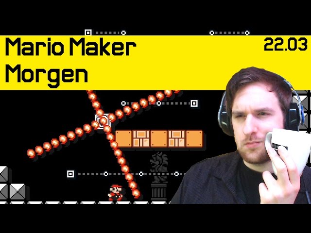 22.03 | User-Level #13 | Mario Maker Morgen