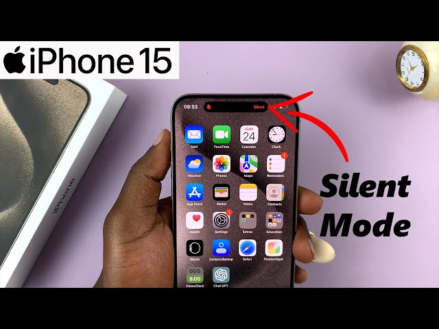 How To Turn Silent Mode ON / OFF On iPhone 15 & iPhone 15 Pro