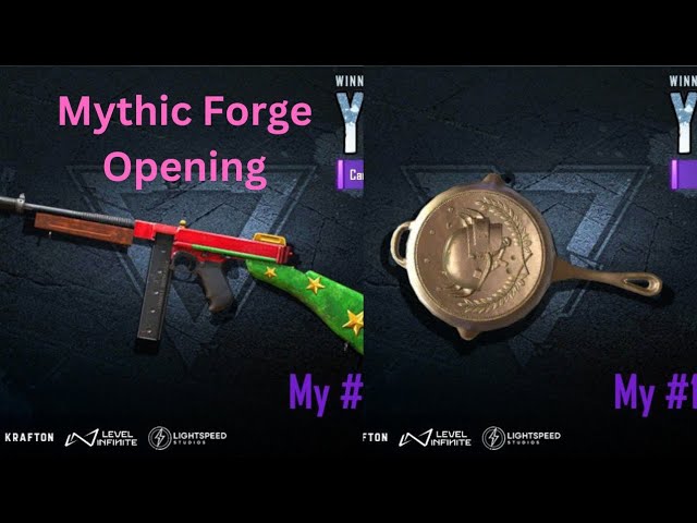 Mythic Forge Opening 🔥 Upgrading AKM to Kill Message 💸