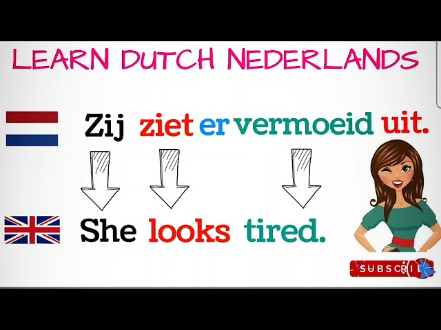 LEARN USEFUL DUTCH PHRASES | Nederlands Scheidbare Werkwoorden,uitzien
