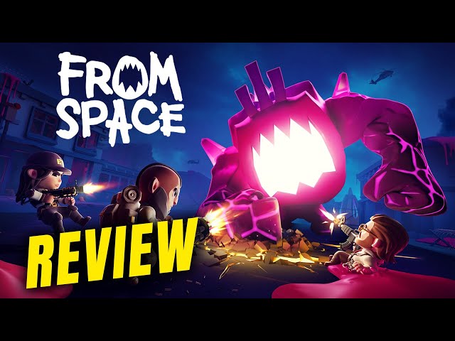 FROM SPACE Game Review - SPECTACULAR Co-op Twin-stick shooter! (Steam/Switch)