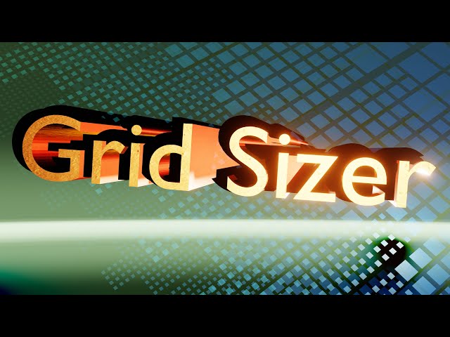Grid Sizer - Blender Addon