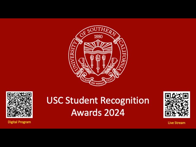 USC Student Recognition Awards 2024
