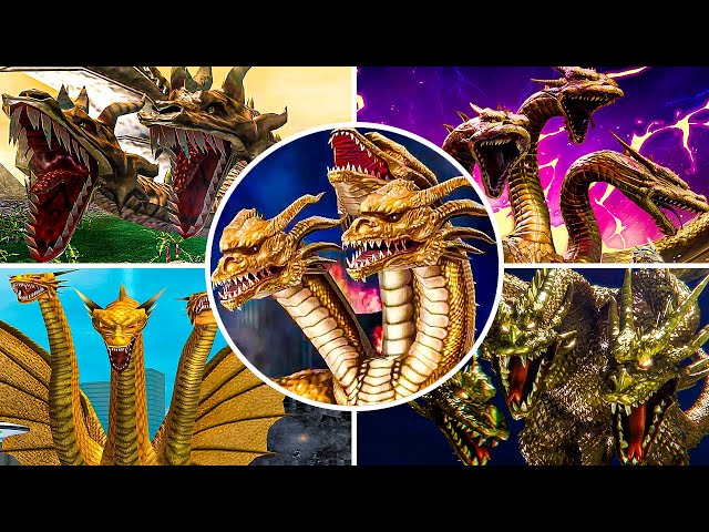 Evolution of King Ghidorah in Godzilla Games (1984 - 2024 | PS1 - PS5)