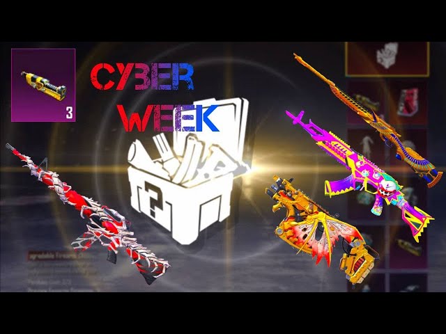 Cyber week event pubg mobile | 🥶🔥 | with 12k UC lucky crate opening ￼pubg mobile