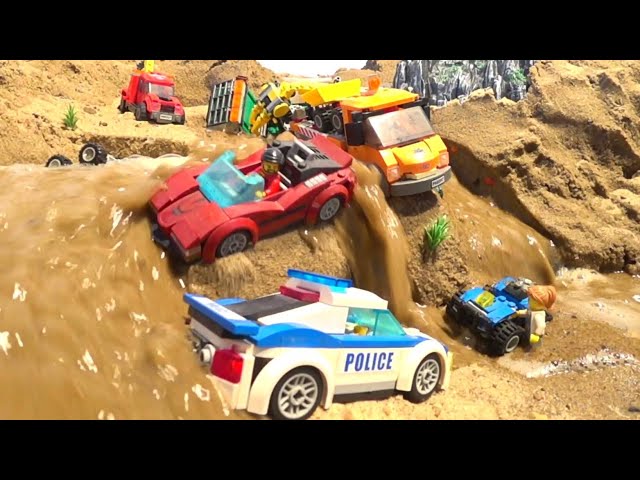 LEGO DAM BREACH VIDEOS PART 10 - LEGO SETS DESTRUCTION